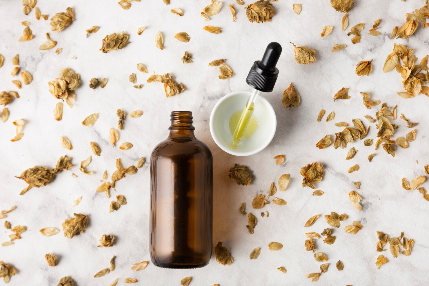 top-view-body-serum-table_23-2148317632